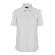 DAMESBLOUSE LADIES JN679 SHIRT SHORT SLEEVE POPLIN LIGHTGREY Bedrijfskleding bedrukken