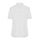 DAMESBLOUSE LADIES JN679 SHIRT SHORT SLEEVE POPLIN WHITE Bedrijfskleding bedrukken